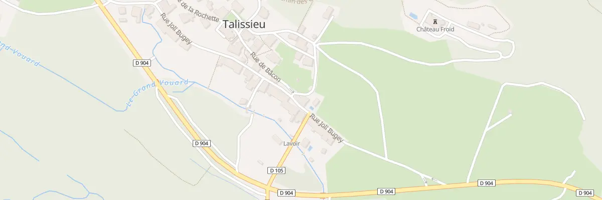 Plan du 5040 Talissieu à Talissieu