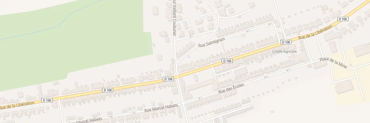 Plan du 176 Rue de la Libération à Bouligny