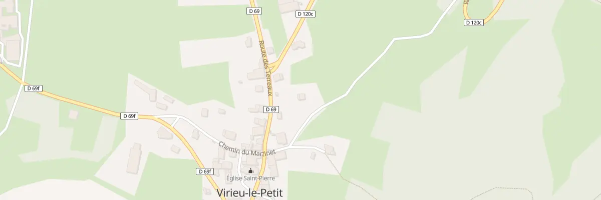 Plan du 240 Rte des Terreaux à Arvière-en-Valromey