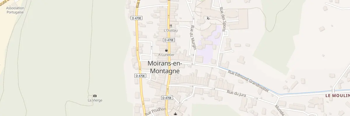 Plan du 3 Rue Anatole France à Moirans-en-Montagne