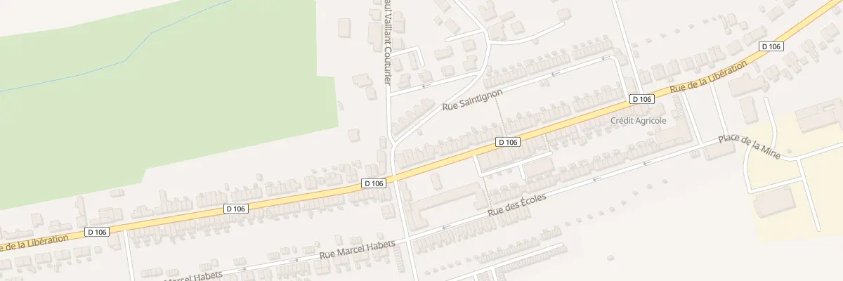 Plan du 172 Rue de la Libération à Bouligny