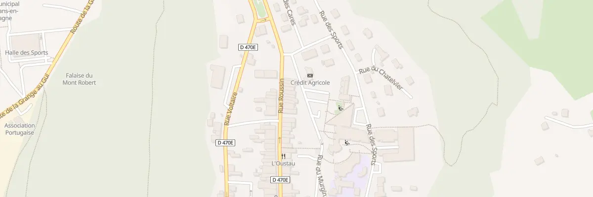 Plan du 51 Rue Roussin à Moirans-en-Montagne