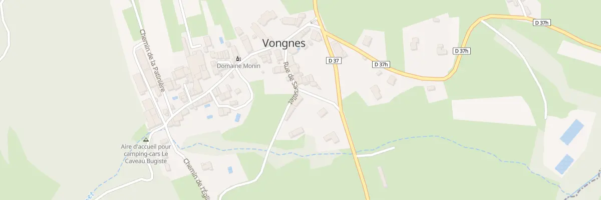 Plan du 89 Rue de Sarsellet à Vongnes