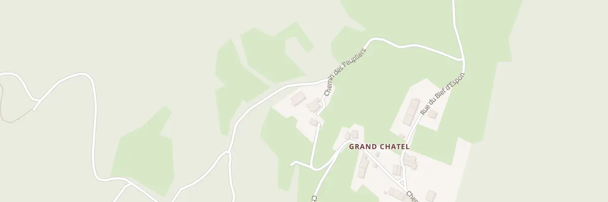 Plan du 2 Che des Peupliers à Villards-d’Héria