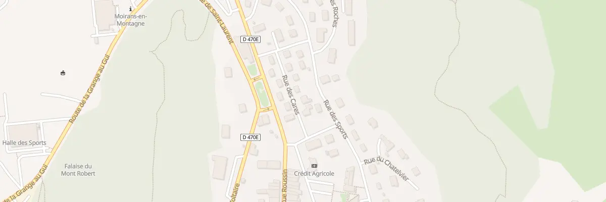 Plan du 6 Rue des Cares à Moirans-en-Montagne