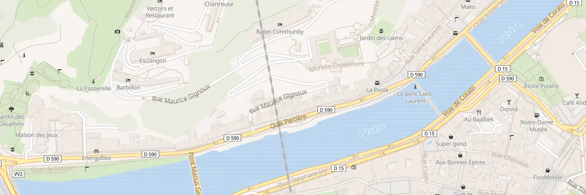 Plan du 4 Rue Maurice Gignoux à Grenoble