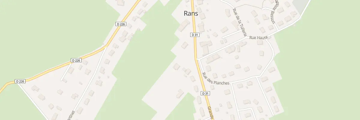 Plan du 56 Grande Rue à Rans