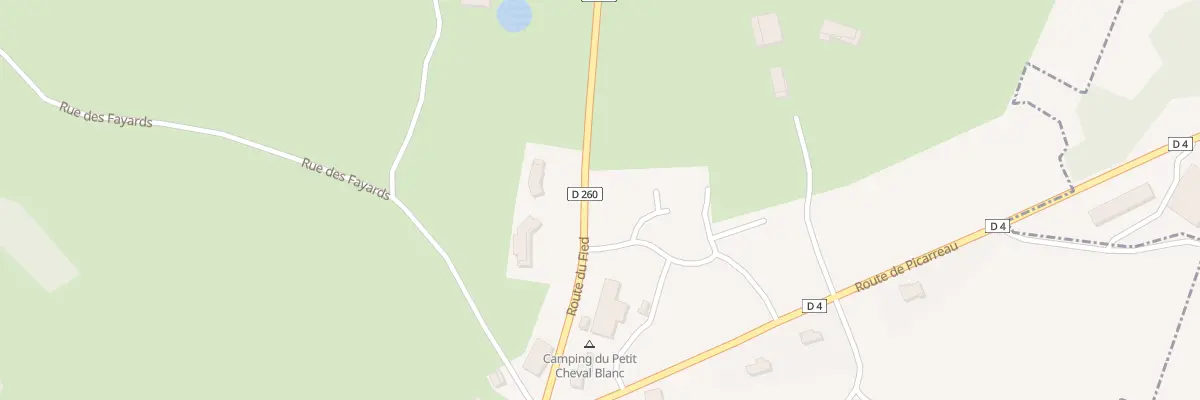 Plan du 2B Rte de le Fied à Fay-en-Montagne