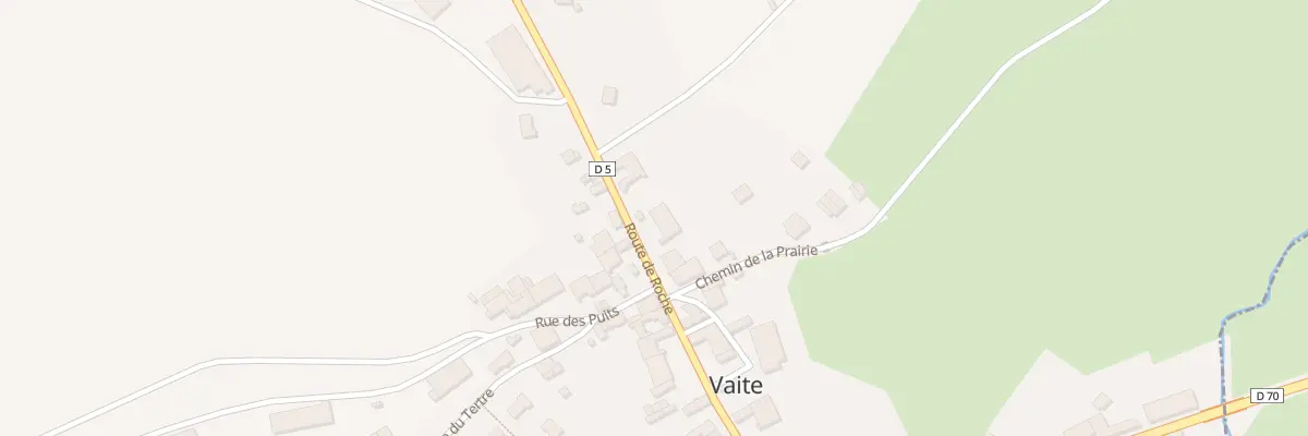Plan du 22 Rte de Roche à Vaite