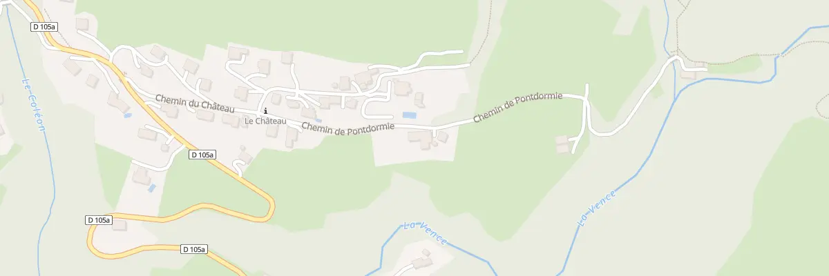 Plan du 5052 Le Chateau à Quaix-en-Chartreuse