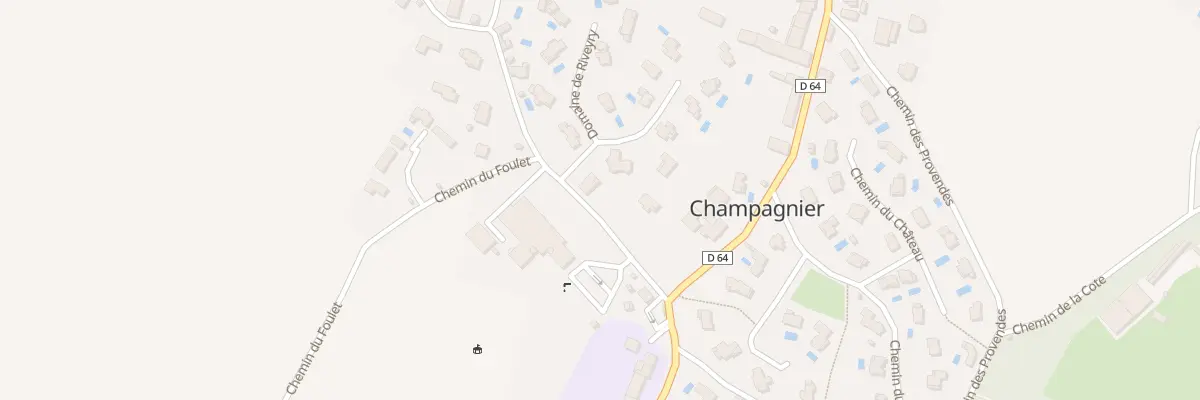 Plan du 18 Dom de Riveyry à Champagnier