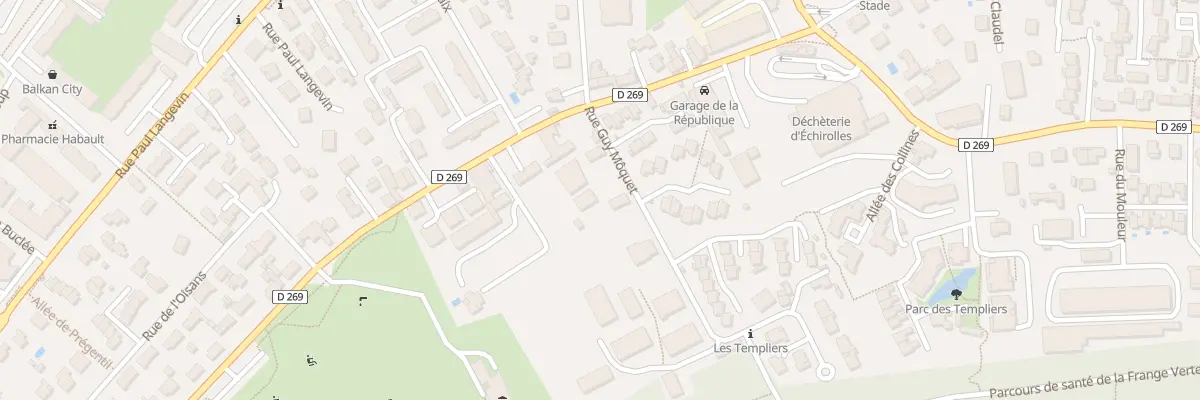 Plan du 26B Rue Guy Môquet à Échirolles