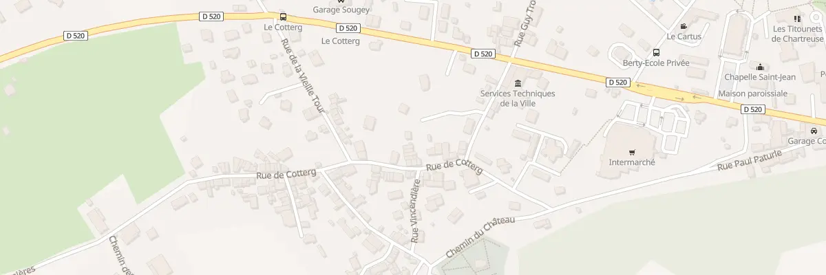 Plan du 22 Rue du Cotterg à Saint-Laurent-du-Pont