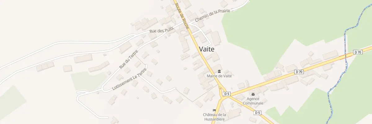 Plan du 13 Rte de Roche à Vaite