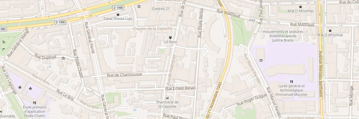 Plan du 31 Rue de Stalingrad à Grenoble