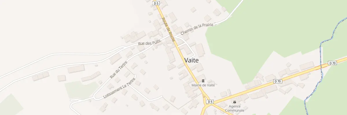 Plan du 17 Rte de Roche à Vaite