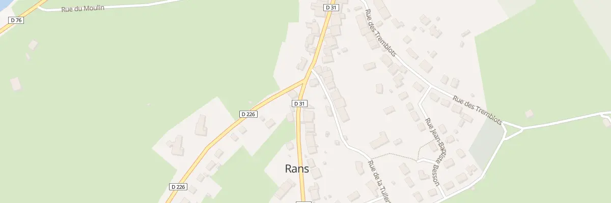 Plan du 45 Grande Rue à Rans