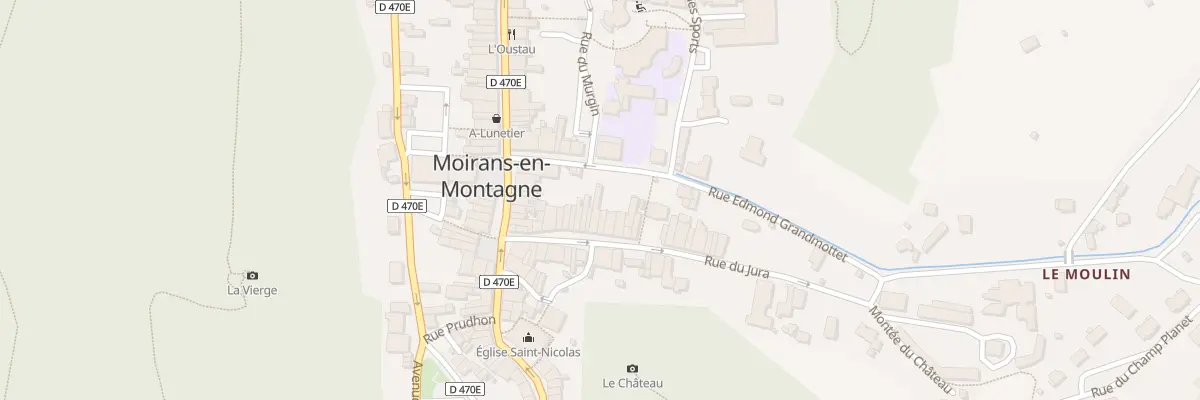 Plan du 25 Rue du Jura à Moirans-en-Montagne