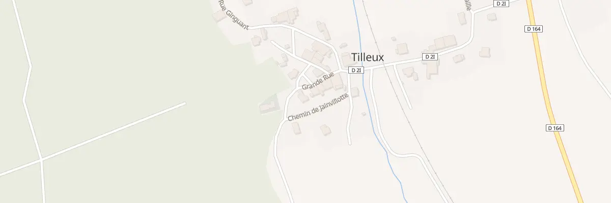 Plan du 9 Gr Grande Rue à Tilleux