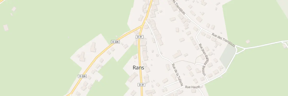 Plan du 51 Grande Rue à Rans