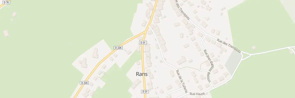 Plan du 49 Grande Rue à Rans