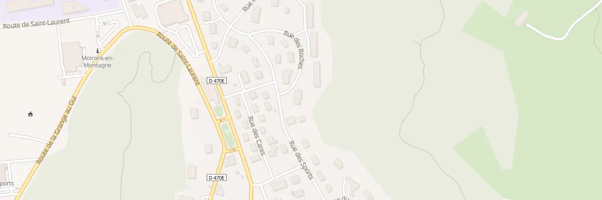 Plan du 8 Rue des Roches à Moirans-en-Montagne