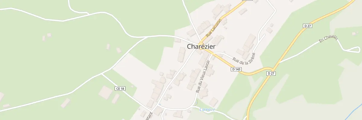 Plan du 4 Rue Jules Secretant à Charézier