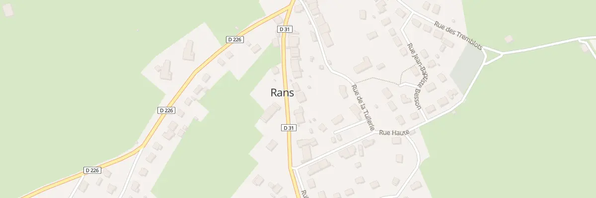 Plan du 61 Grande Rue à Rans