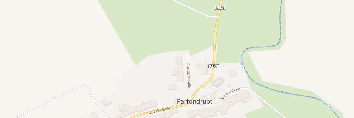 Plan du 3 Rue du Moulin à Parfondrupt