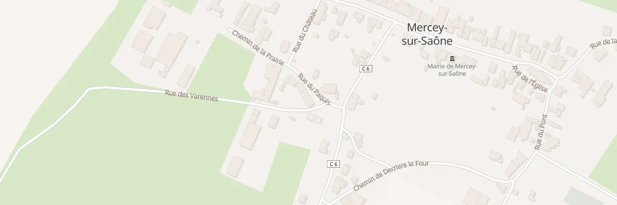 Plan du 2 Rue du Paquis à Mercey-sur-Saône