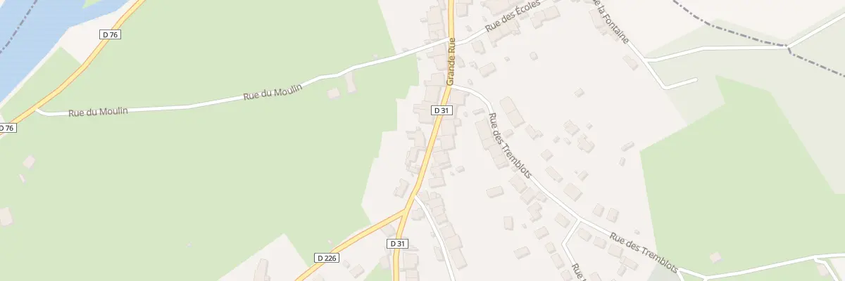 Plan du 34 Grande Rue à Rans