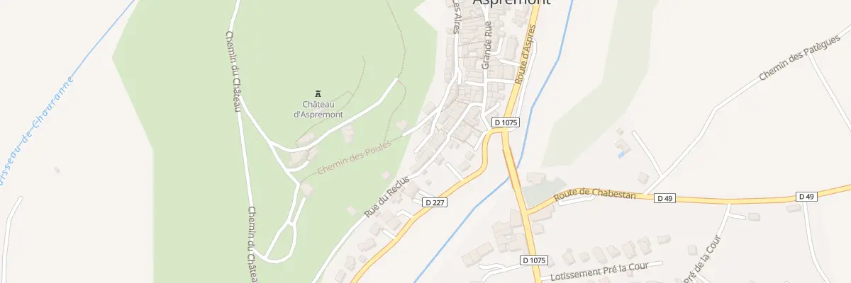 Plan du 88 Rue du Reclus à Aspremont