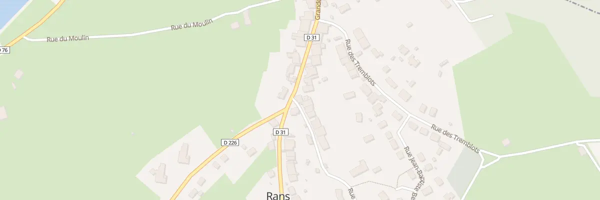 Plan du 43 Grande Rue à Rans