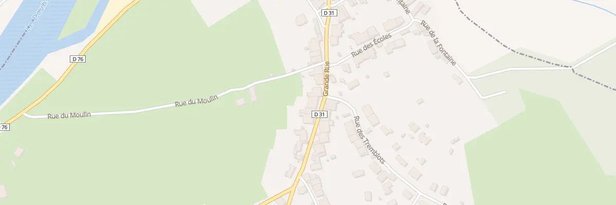 Plan du 28 Grande Rue à Rans