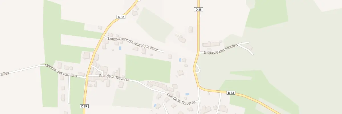 Plan du 5471 Avrissieux d’En Haut à Ceyzérieu