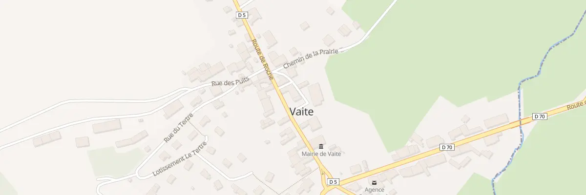 Plan du 12 Rte de Roche à Vaite
