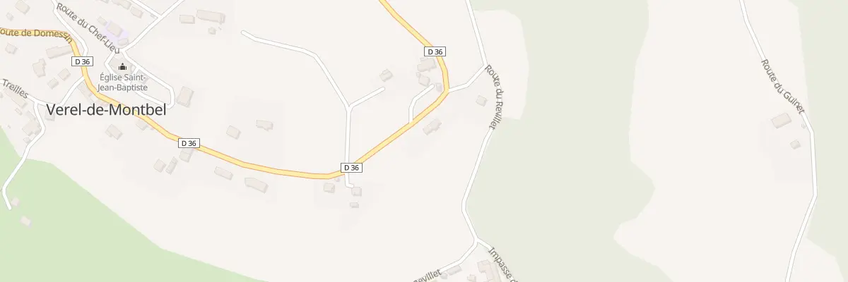Plan du 420 Rte du Banchet à Verel-de-Montbel