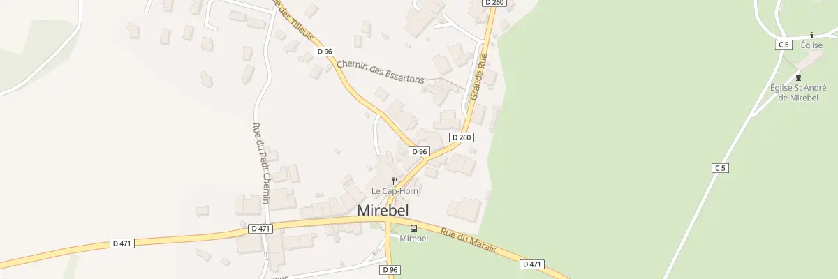 Plan du 10 Rue des Tilleuls Mirebel à Hauteroche