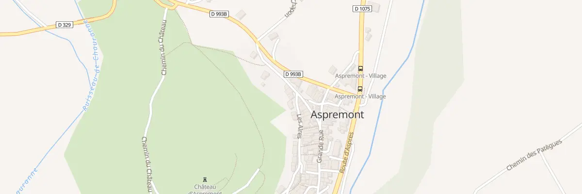 Plan du 59 Rue du Riou à Aspremont