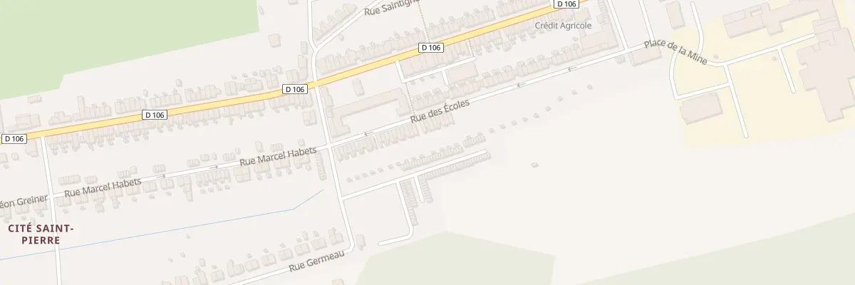 Plan du 38 Rue des Ecoles à Bouligny