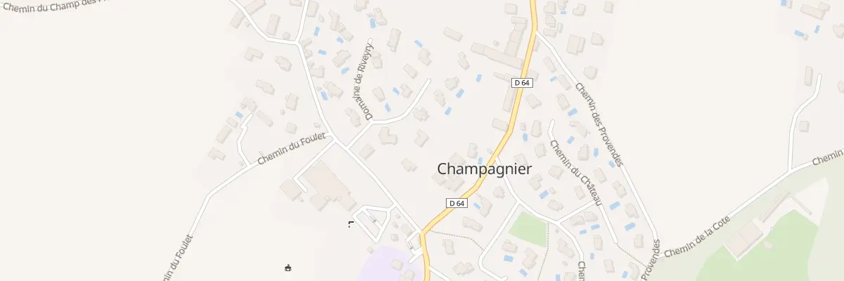 Plan du 16 Dom de Riveyry à Champagnier