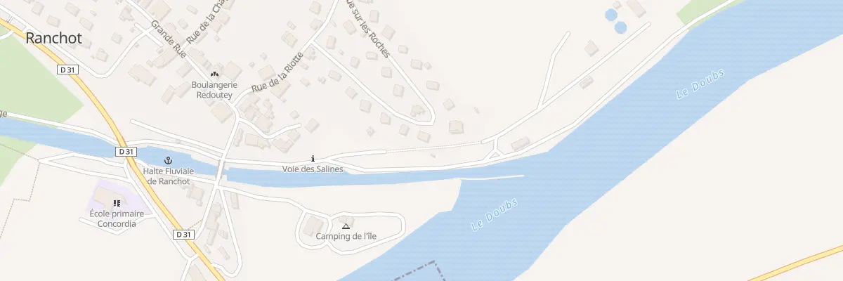 Plan du 12 Rue sur les Roches à Ranchot