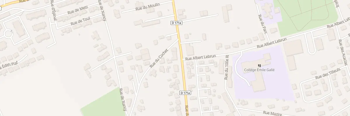 Plan du 22 Rue du Maréchal Foch à Lexy