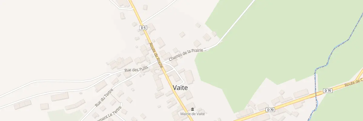 Plan du 16 Rte de Roche à Vaite