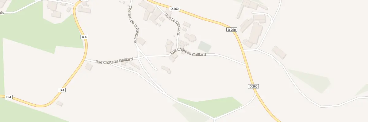 Plan du 6 Rue Château Gaillard à Fay-en-Montagne