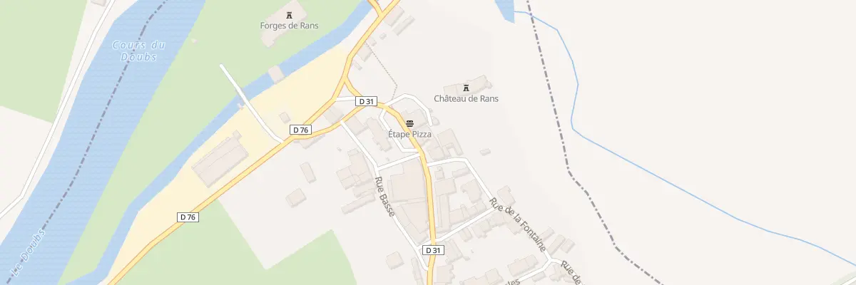 Plan du 9 Grande Rue à Rans