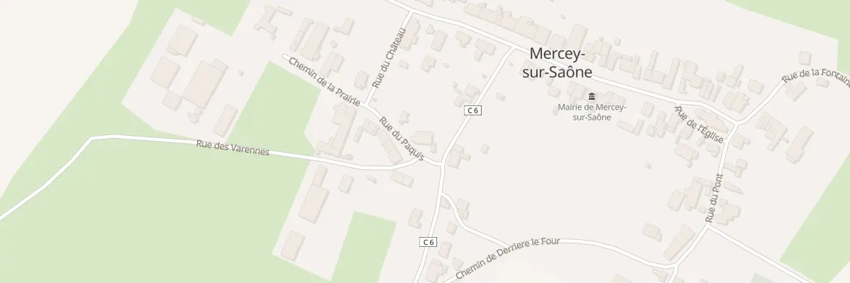 Plan du 1 Rue du Paquis à Mercey-sur-Saône