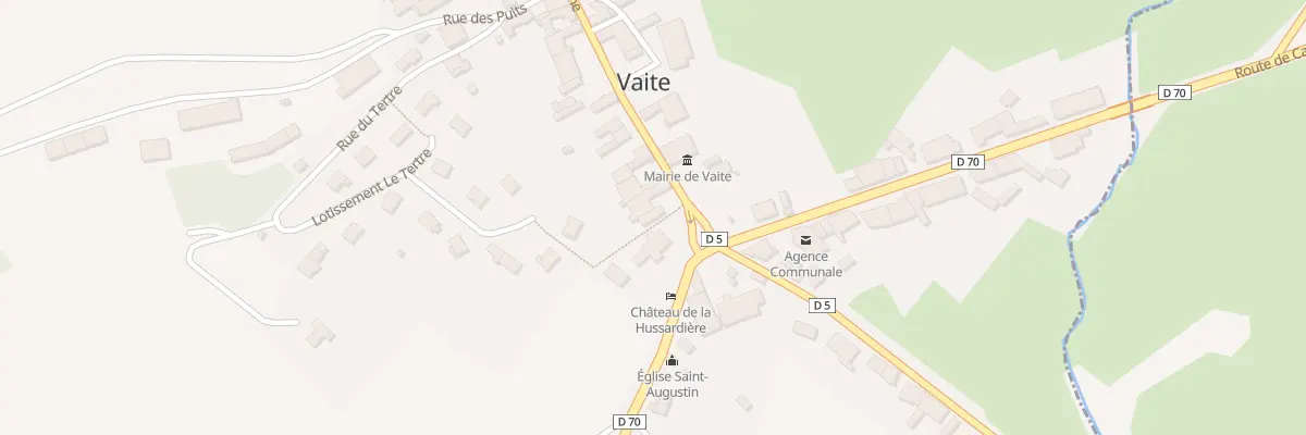 Plan du 3 Rte de Roche à Vaite