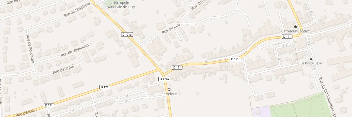 Plan du 58 Rue de Lorraine à Lexy