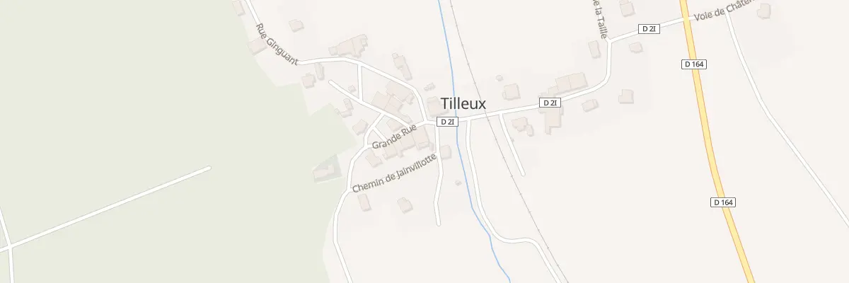 Plan du 1 Gr Grande Rue à Tilleux